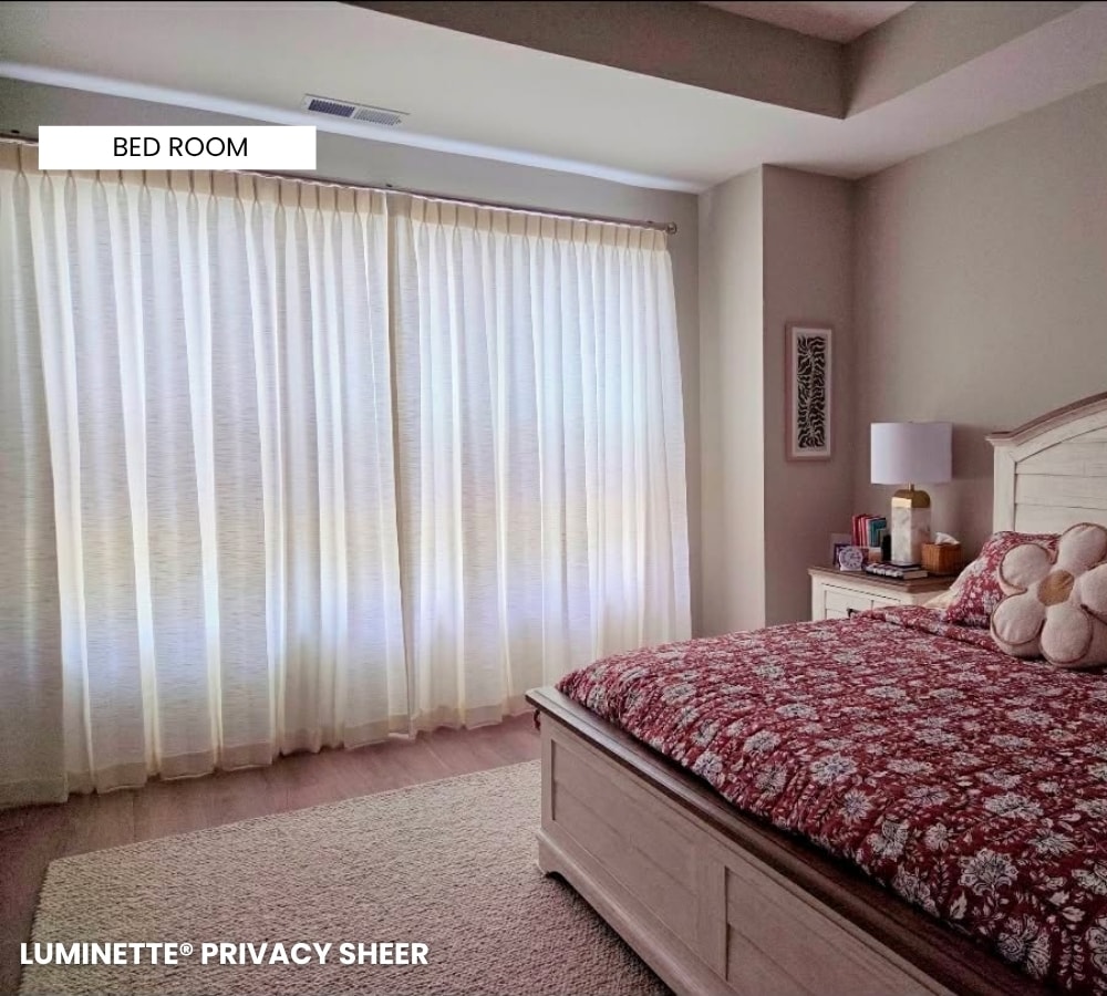 Bedroom Luminette® Privacy Sheers
