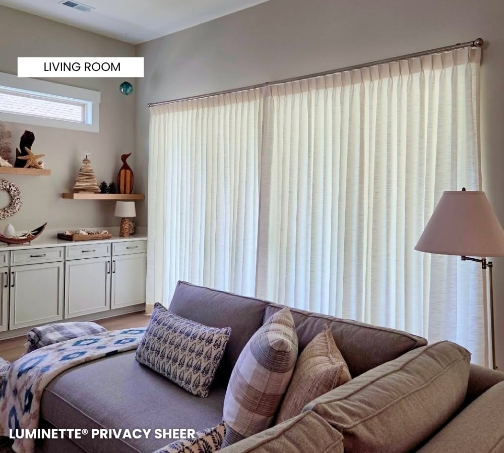 Living Room Luminette® Privacy Sheers