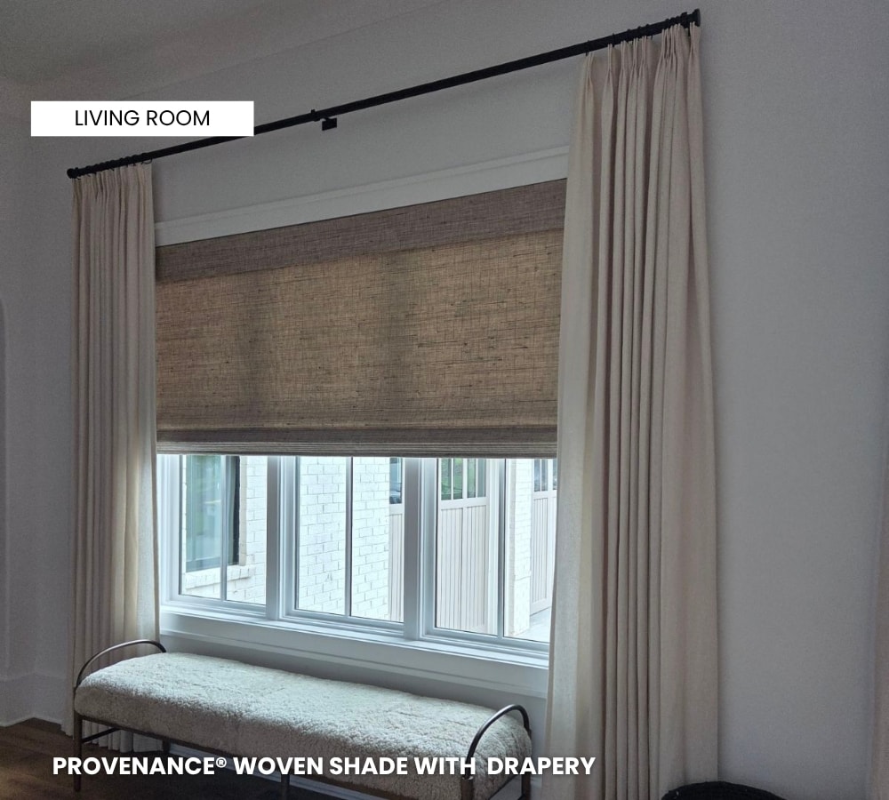 Living Room Provenance® with Drapery